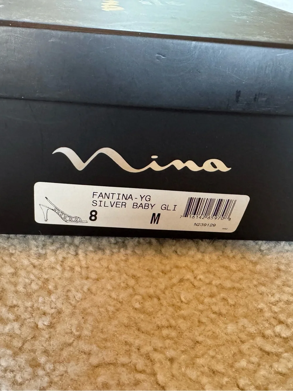 Nina sparkly strappy